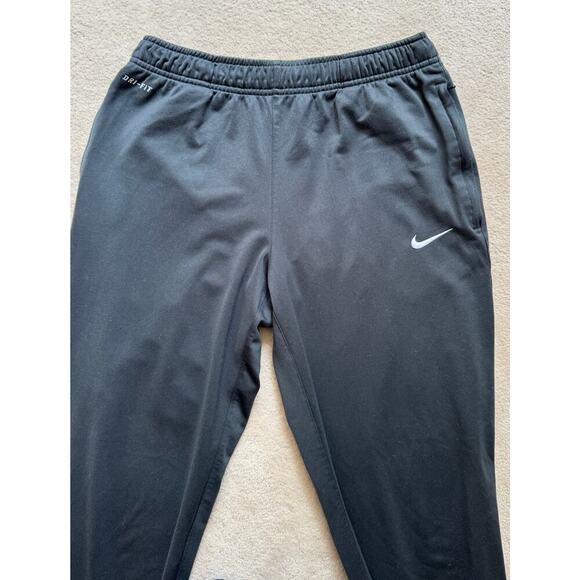 Nike Dri-Fit Men's Pants Joggers Running Pants Charcoal Gray Size S - Picture 5 of 8